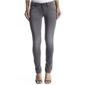 Hudson Collin Skinny Jean 98% Cotton Gray Size 25